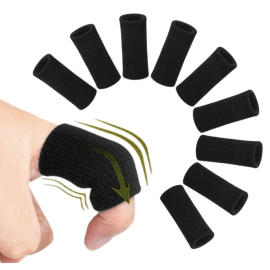10pcs Stretchy Flexible Fingers Sleeve Support 